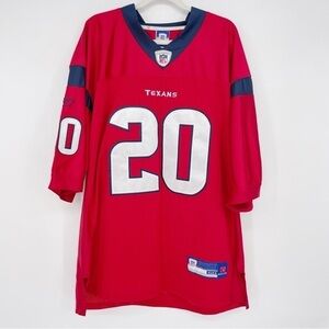 Reebok‎ On Field Jersey NFL Houston Texans Steve Slaton #20 Mens Size 50